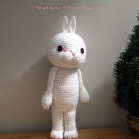 Amigurumi White Bunny  白いうさぎのあみぐるみ